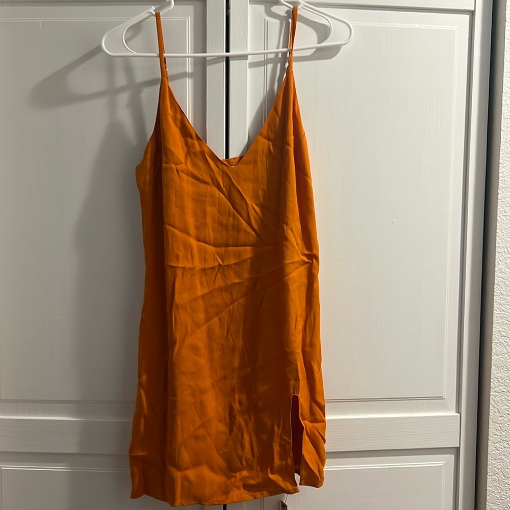 NWT Reformation Dress Marlowe in Nectarine XS